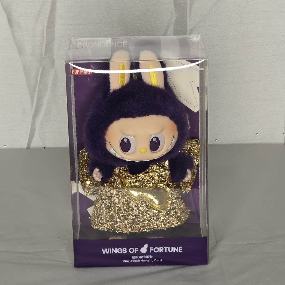 AUTHENTIC Labubu Pronounce Wings Of Fortune Plush Doll Unopened Box